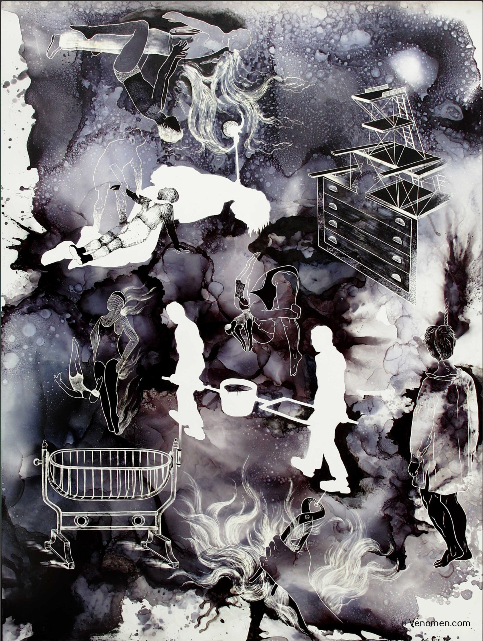 Laure Andre : D'apparence surréaliste, ses créations expérimentent les strates de l'intime, du corporel, du religieux, du médical et du quotidien.