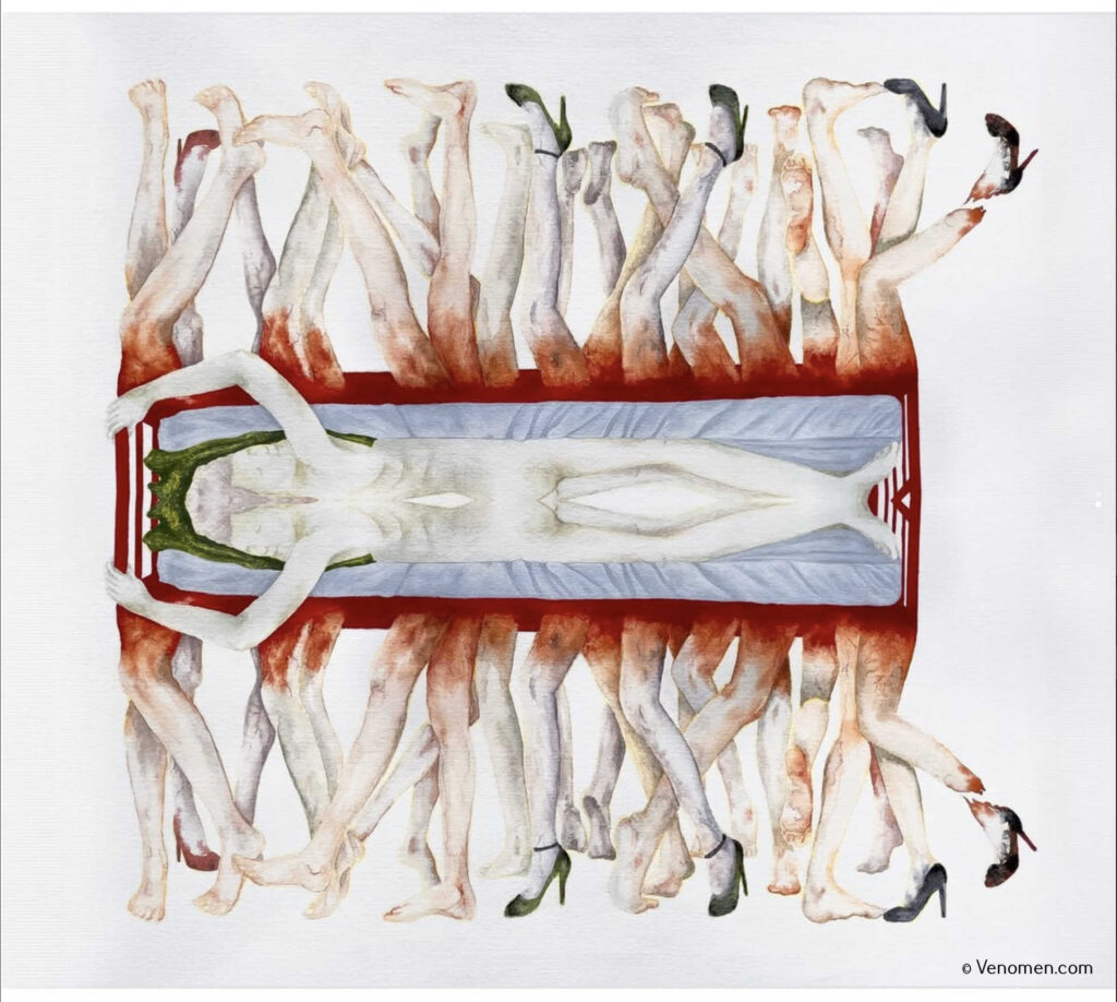 Laure Andre : D'apparence surréaliste, ses créations expérimentent les strates de l'intime, du corporel, du religieux, du médical et du quotidien.