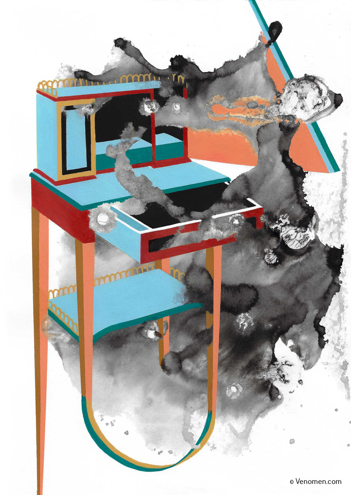 Laure Andre : D'apparence surréaliste, ses créations expérimentent les strates de l'intime, du corporel, du religieux, du médical et du quotidien.