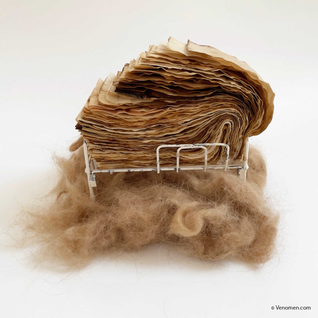 Laure Andre : D'apparence surréaliste, ses créations expérimentent les strates de l'intime, du corporel, du religieux, du médical et du quotidien.