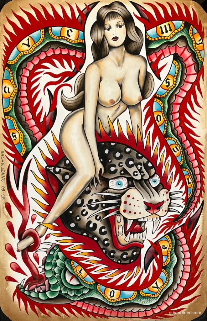 Sacha Lehne : Tattoo, tirages limités grands formats, livres d'art moderne et d'art brut distribués