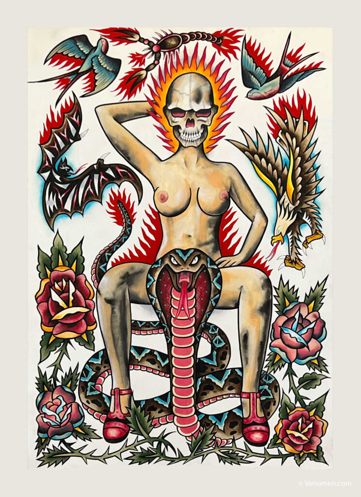 Sacha Lehne : Tattoo, tirages limités grands formats, livres d'art moderne et d'art brut distribués